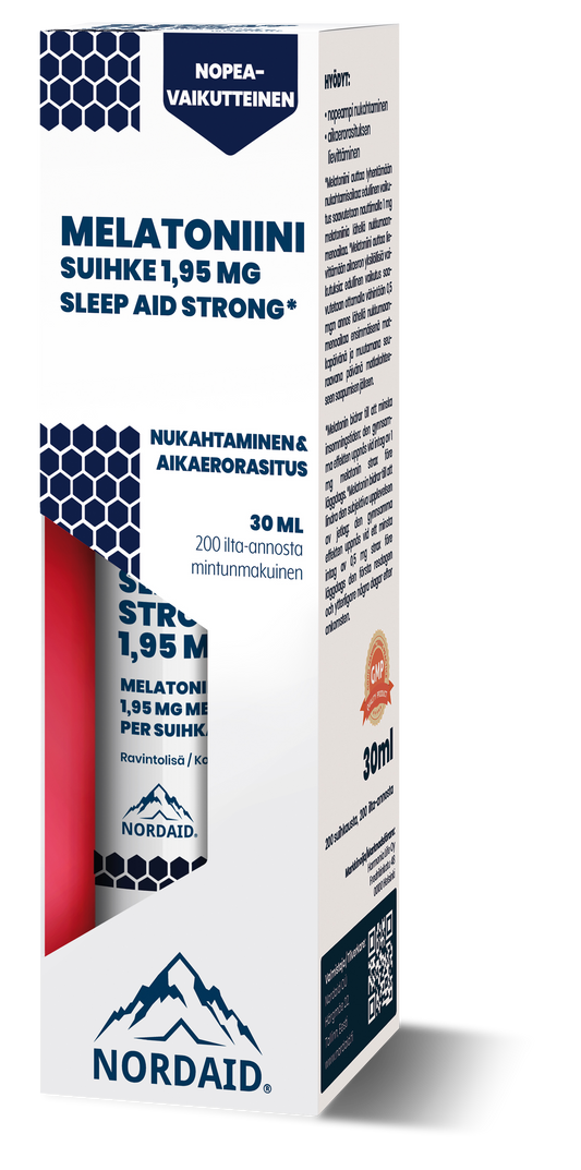 SLEEP AID STRONG MELATONIINISUIHKE 1,95 MG 30 ml, NORDAID