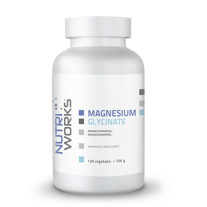 Magnesium Glycinate 250mg 120 kaps, Nutri Works