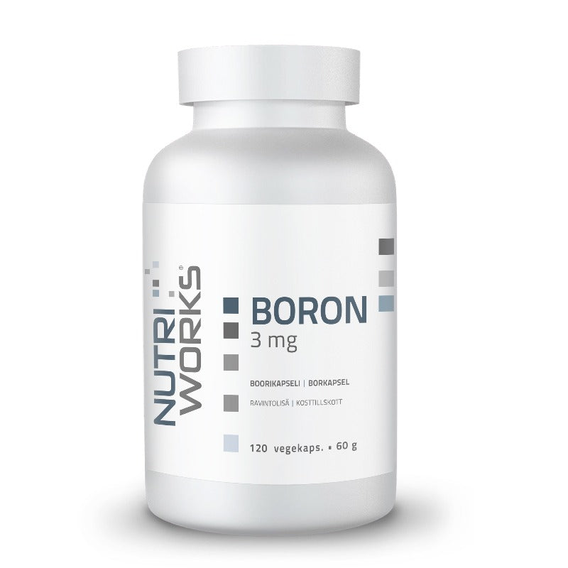 Boron 3 mg 120 vegekaps, Nutri Works