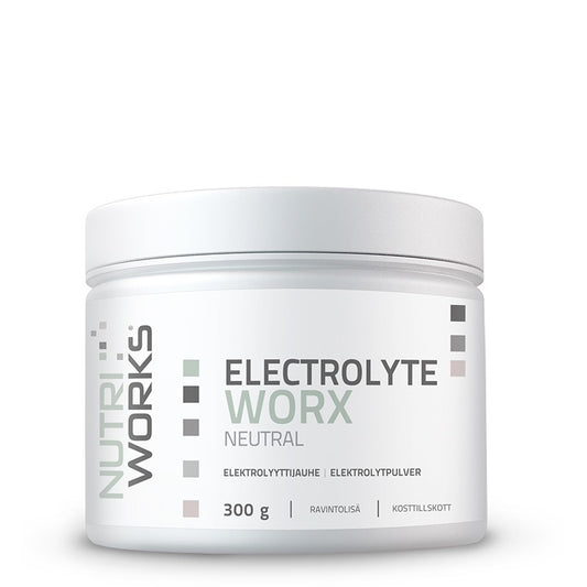 Electrolyte Worx - maustamaton 300 g, Nutri Works