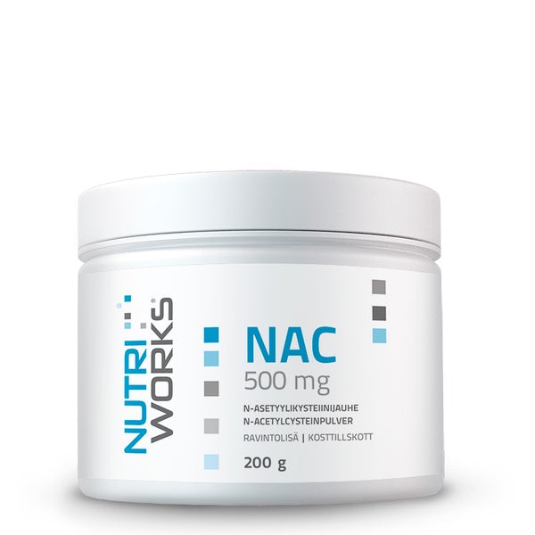 NAC 500 mg jauhe, 200 g Nutri Works
