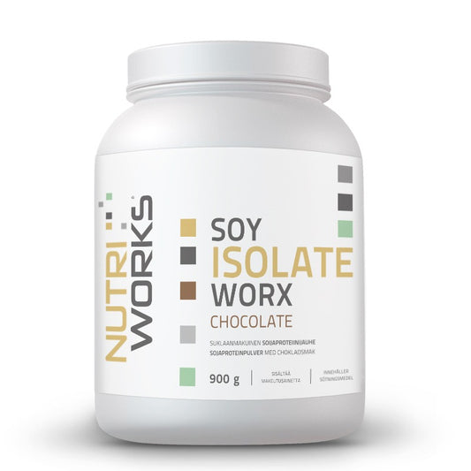 Soy Isolate worX 900 g suklaa, Nutri Works
