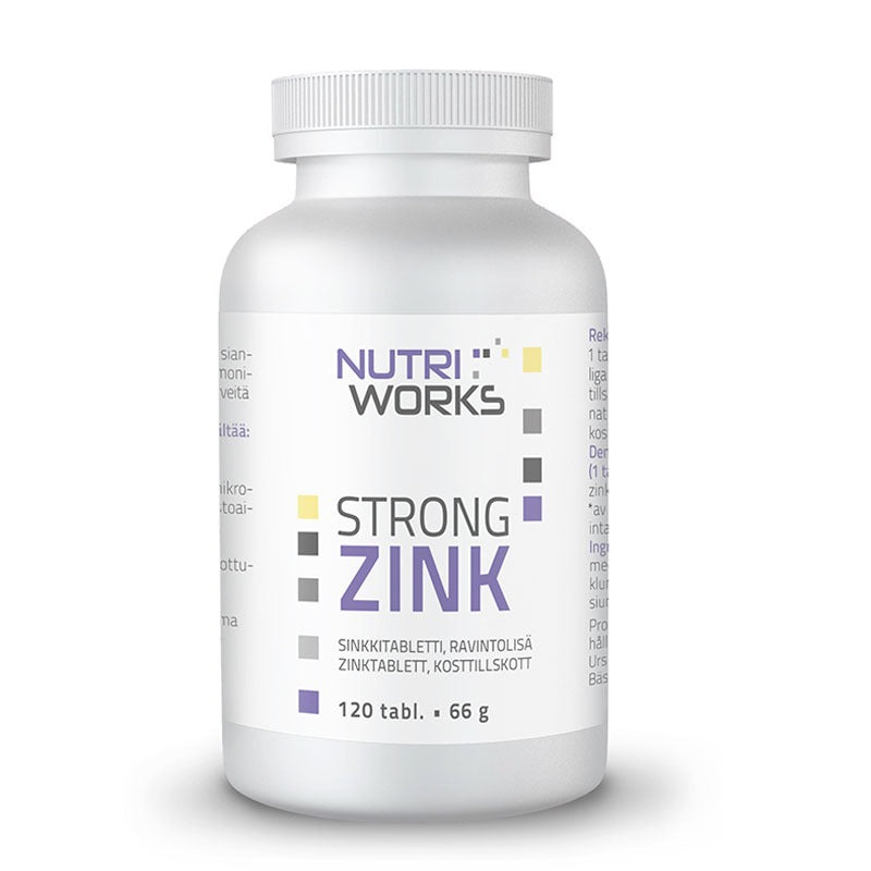 Zink Strong 120 tabl, Nutri Works