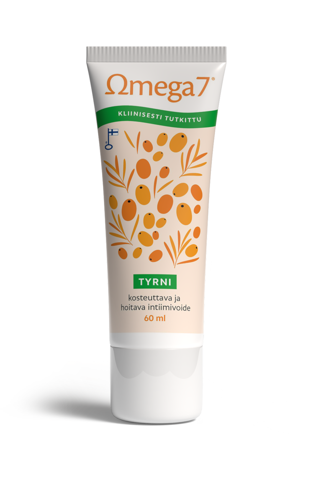 Ωmega7 TYRNI Kosteuttava ja hoitava intiimivoide 60 ml, Aromtech