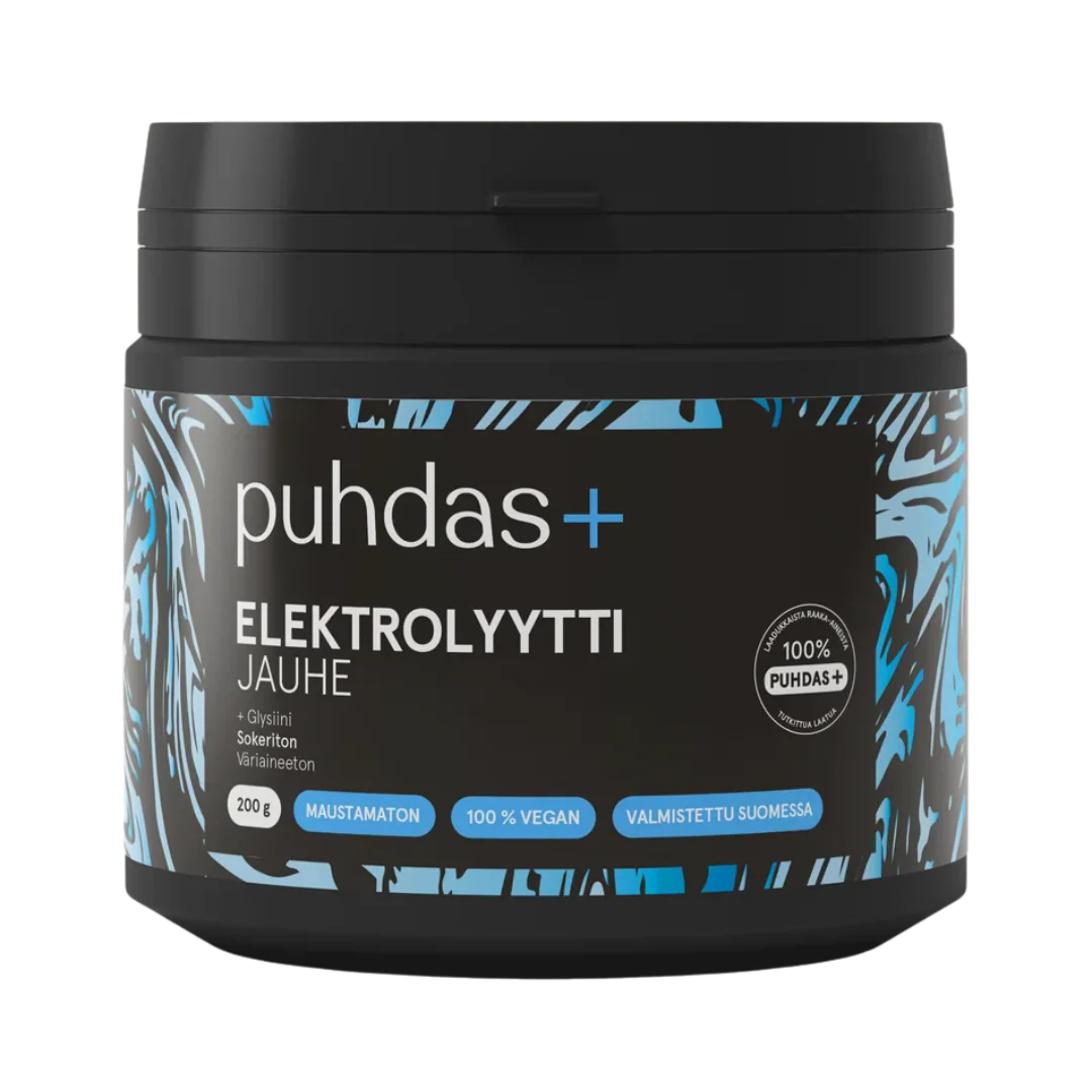 Elektrolyyttijauhe Maustamaton 200 g, Puhdas+