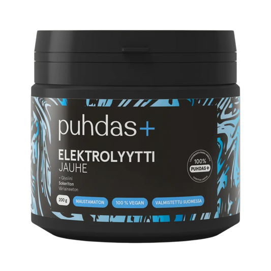 Elektrolyyttijauhe Maustamaton 200 g, Puhdas+