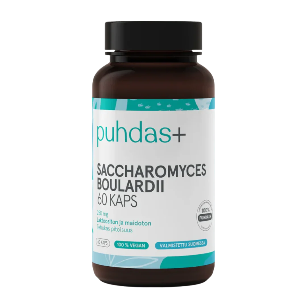 Saccharomyces boulardii 250 mg 60 kaps, Puhdas+