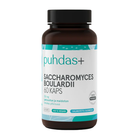 Saccharomyces boulardii 250 mg 60 kaps, Puhdas+