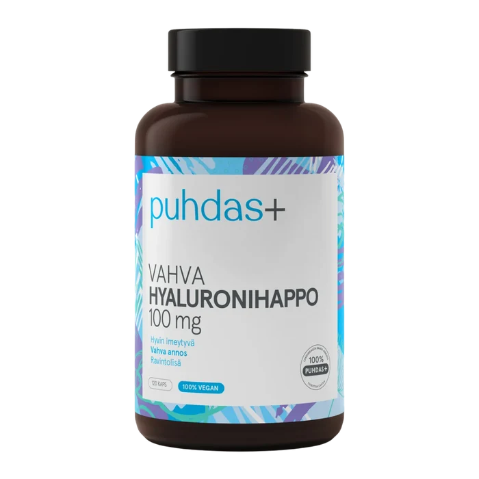 Beauty Vahva Hyaluronihappo 100 mg 120 kaps, Puhdas+