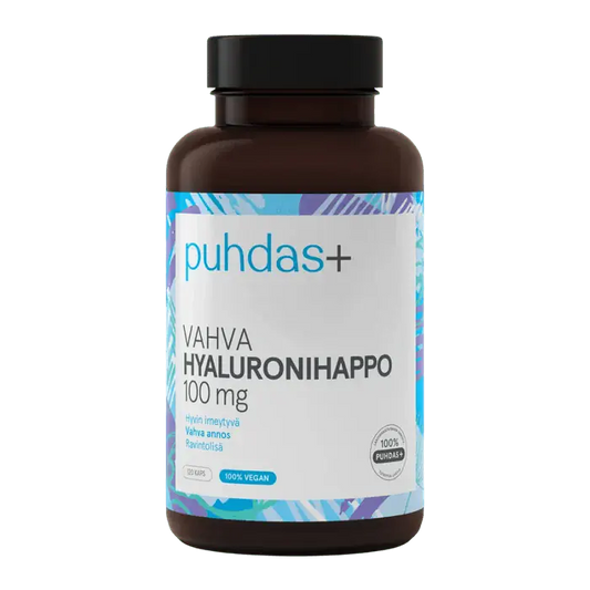 Beauty Vahva Hyaluronihappo 100 mg 120 kaps, Puhdas+