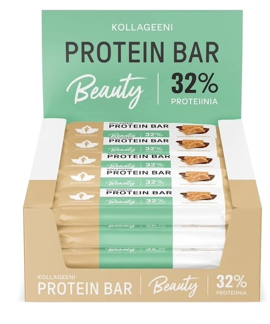 Kollageeni Protein Bar Suolainen karamelli 24x30g, Puhdistamo