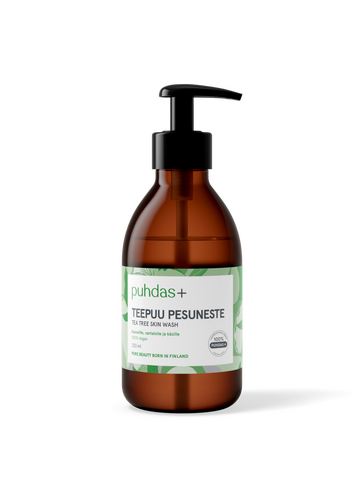 Tea Tree Skin Wash 250ml, Puhdas+