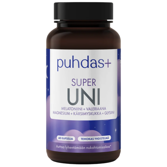 Super Uni 60 kaps, Puhdas+