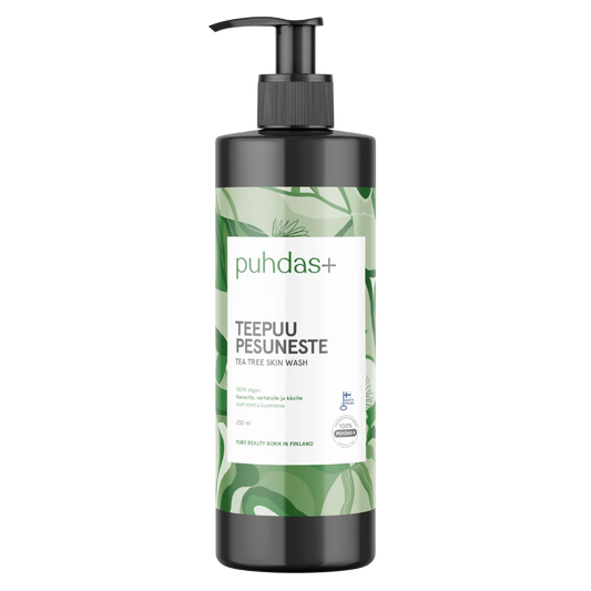 Antiseptic Tea Tree Skin Wash - Teepuusaippua 250 ml, Puhdas+