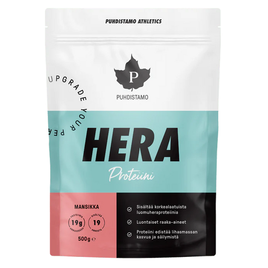 Athletics Heraproteiini Mansikka 500 g, Puhdistamo