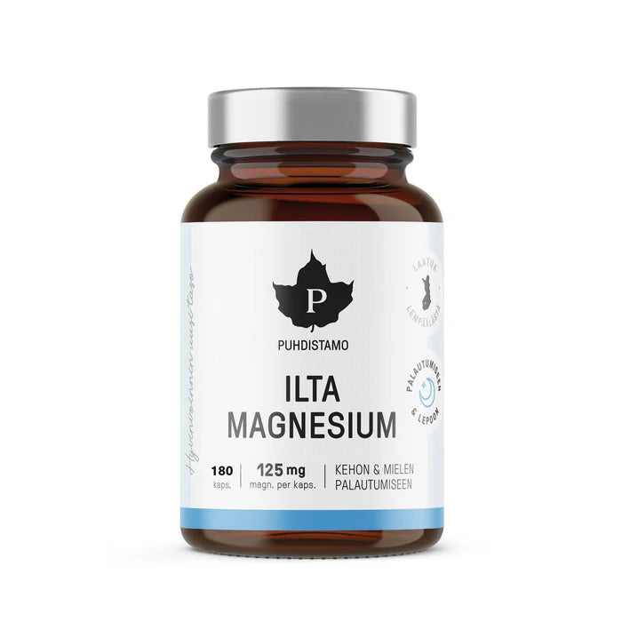 Ilta Magnesium 180 kaps. Puhdistamo