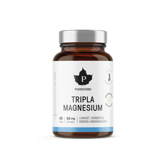 Tripla Magnesium 60 kaps, Puhdistamo