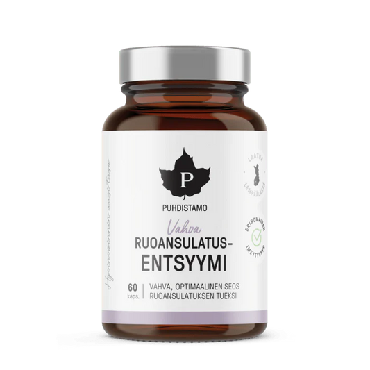 Ruoansulautusentsyymi Vahva 60kaps., Puhdistamo
