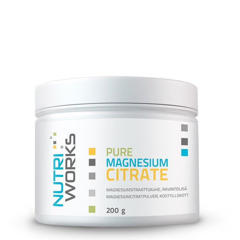 Magnesium Pure Citrate 200g Nutri Works