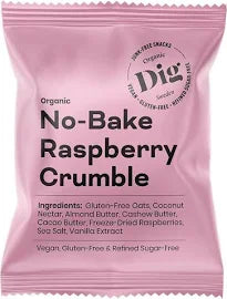 Vadelmacrumble 35 g, Dig