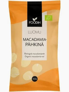 Macadamiapähkinä Luomu 500g, Foodin