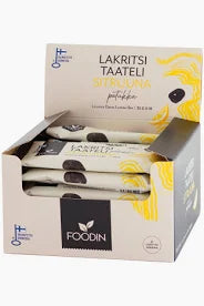 Lakritsitaatelipatukka Sitruuna 35g x 18pack, Foodin