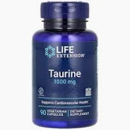 Taurine 1000 mg, 90 kaps, LifeExtension