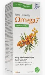 Omega7 Tyrni-oliiviöljy limakalvoille 150ml, Aromtech