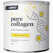 Hydrolysoitu Kollageeni C-vitamiinilla 300 g, Iconfit