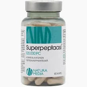 Superpeptaasi 120 000 PC 80 kaps, Natura Media