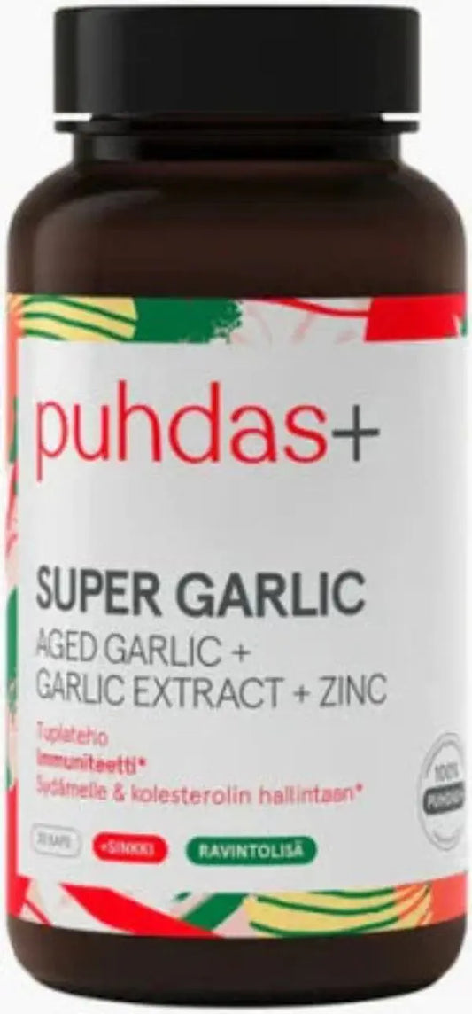 Super Garlic - Valkosipuli 30 kaps, Puhdas+