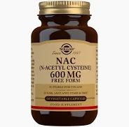 NAC 600 mg – N-Asetyyli L-Kysteiini 60 vegekaps, Solgar