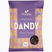 Dandy Candy Dates, Banana Caramel 90g Karkkitaateli, Foodin