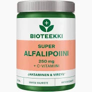 Alfalipoiinihappo + C Super 250mg 90 tabl, Bioteekki