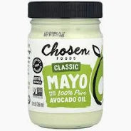 Chosen Foods, Klassinen majoneesi, valmistettu 100 % puhtaasta avokadoöljystä, 355 ml