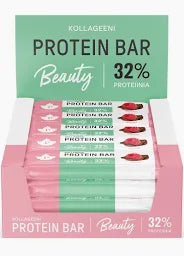 Kollageeni Protein Bar Vadelma 30g 24-pack, Puhdistamo
