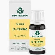 Super D-tippa 10µg 8 ml/280 tippaa, Bioteekki