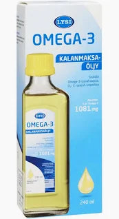 Omega-3 Kalanmaksaöljy 240ml, LYSI