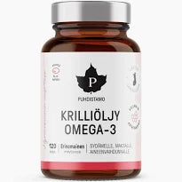 Krilliöljy Omega-3, 120 kaps, Puhdistamo
