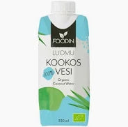 Kookosvesi Luomu 330ml, Foodin