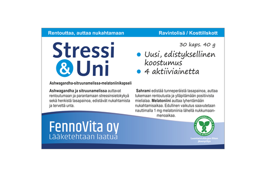 Stressi & uni 30kpl, FennoVita