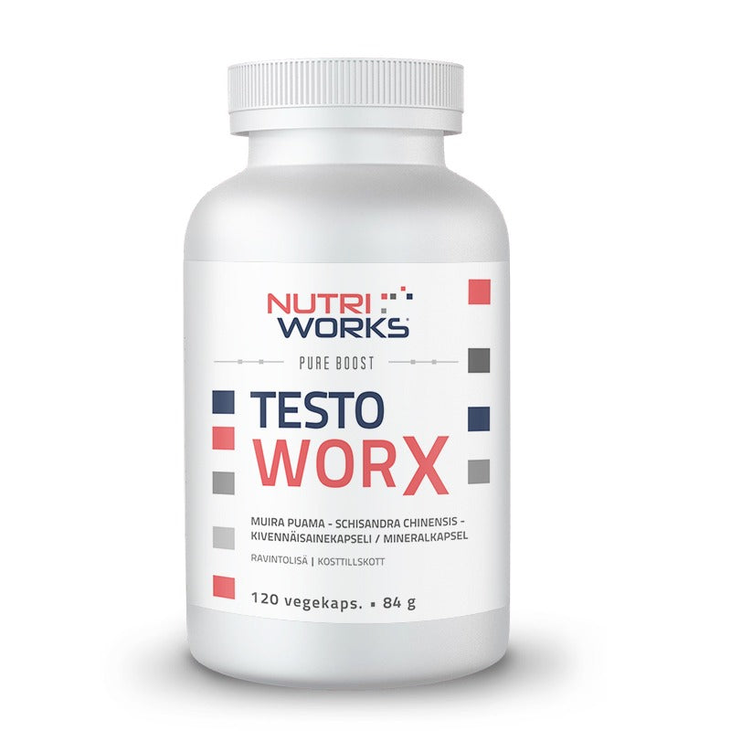 Testo WorX 120 vegekaps, Nutri Works