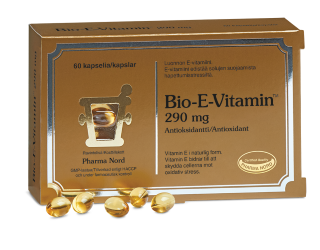 Bio-E-vitamiini 290mg 60 kaps, Pharma Nord