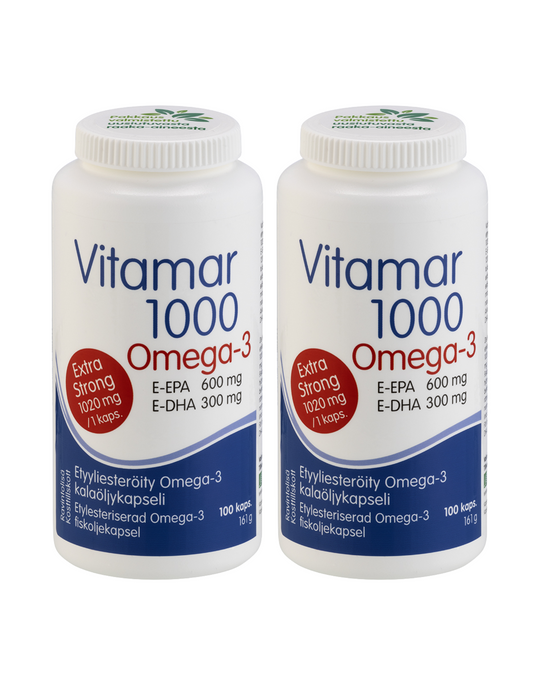 Vitamar 1000 Omega-3, 200 kaps. (2x100 kaps)