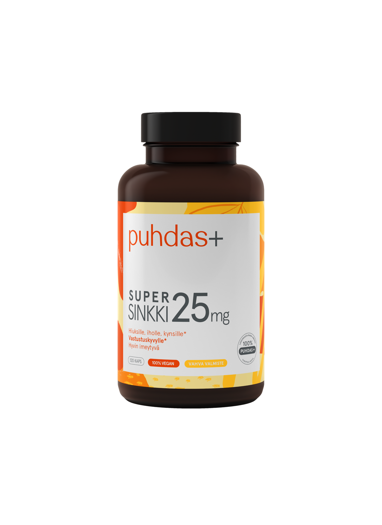 Super Sinkki 25 mg 120 kaps, Puhdas+