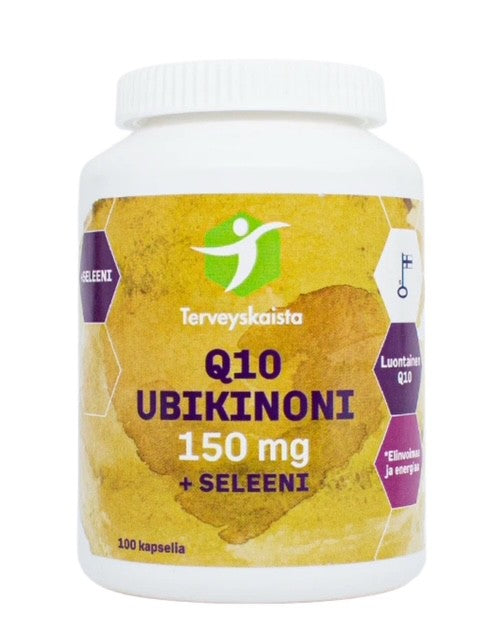 Ubikinoni 150mg+seleeni, Terveyskaista