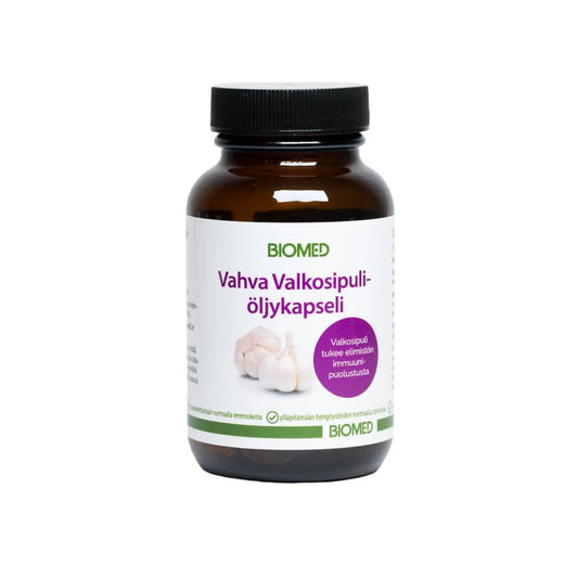 Valkosipuliöljykapseli Vahva 90 kaps, Biomed