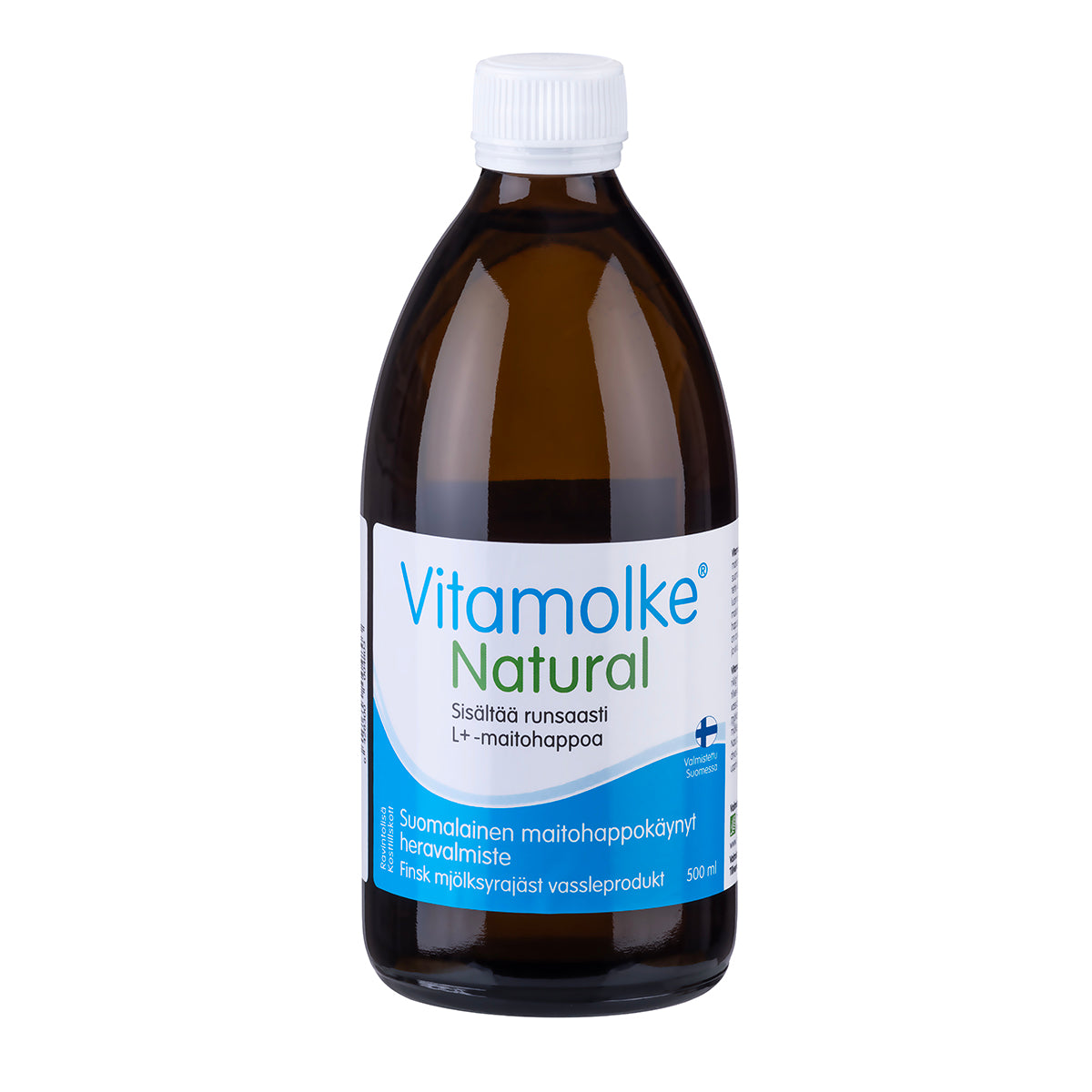 Vitamolke Natural maitohappokäynyt heravalmiste 500ml