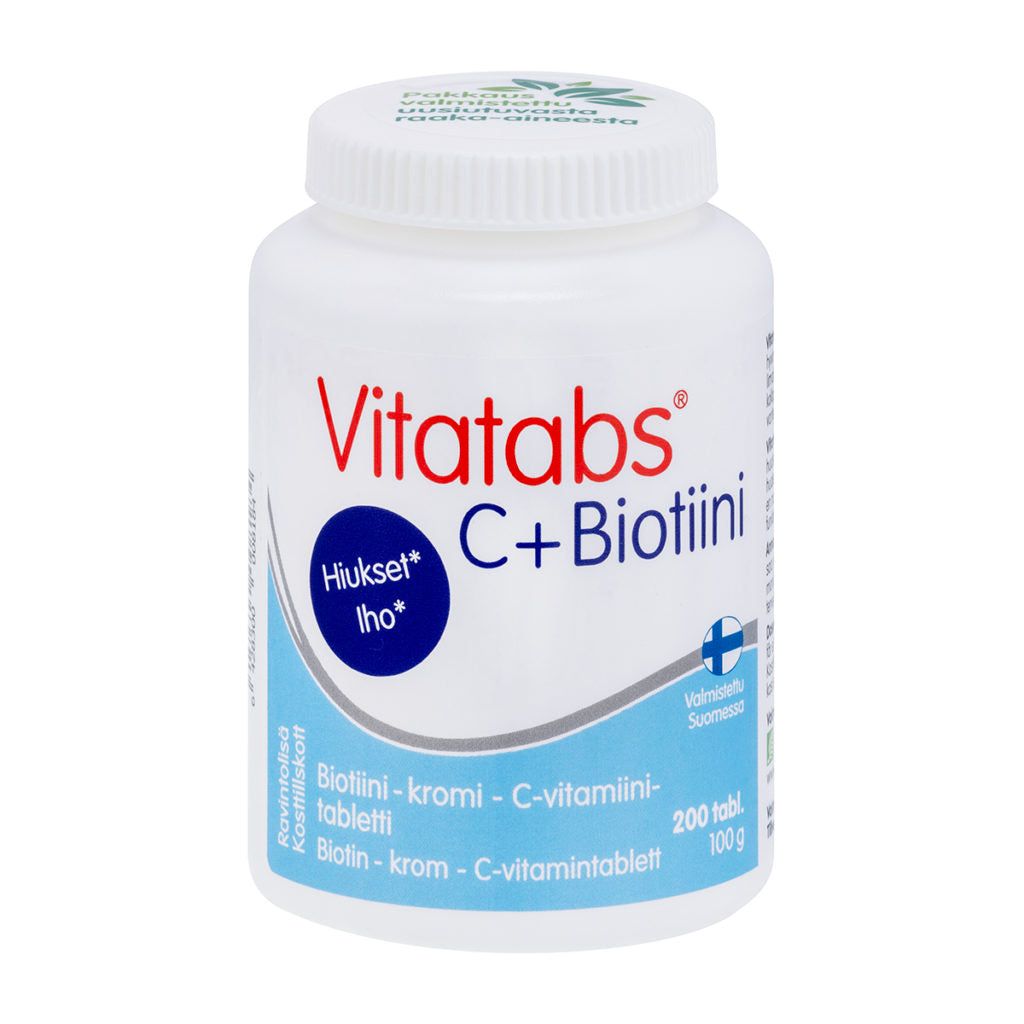 Vitatabs C + Biotiini 200 tabl. – Vitaravinne