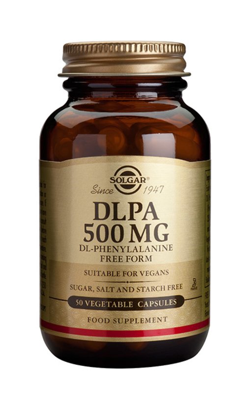 DL-FENYYLIALANIINI 500 mg - DLPA (50 kpl) Solgar | Vitaravinne
